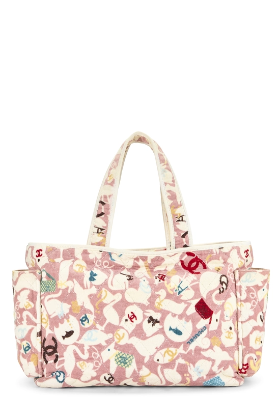 Multicolor Terry Cloth Baby Animals Diaper Bag, , large image number 3