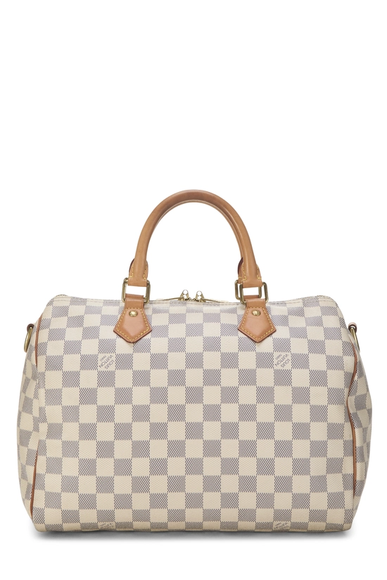 Damier Azur Speedy Bandouliere 30, , large image number 3