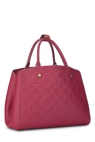Louis Vuitton Pink Monogram Empreinte Montaigne MM — photo 2