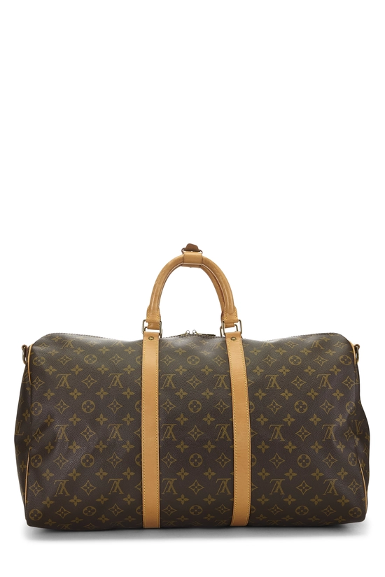 Monogram Canvas Keepall Bandouliere 50, , large image number 3