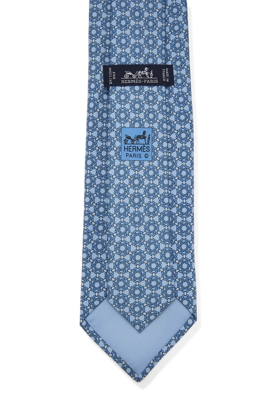 Blue Silk Tie, , large image number 1