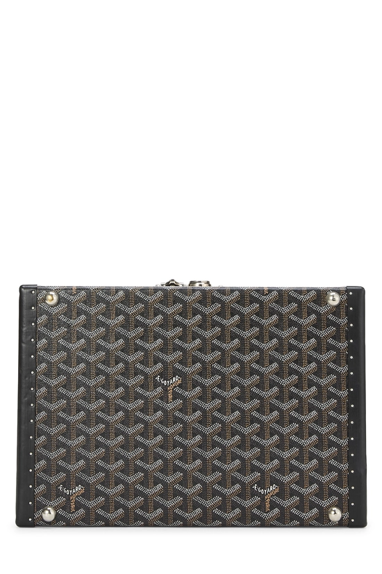 Black Goyardine Canvas Sardaigne Vanity Case, , large image number 4