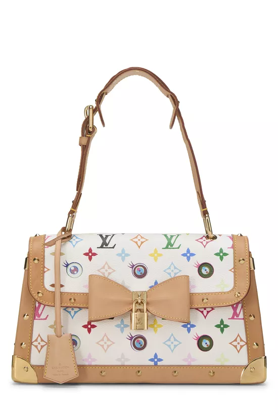 Takashi Murakami x Louis Vuitton White Monogram Multicolore Eye Need You Bag, , large image number 0