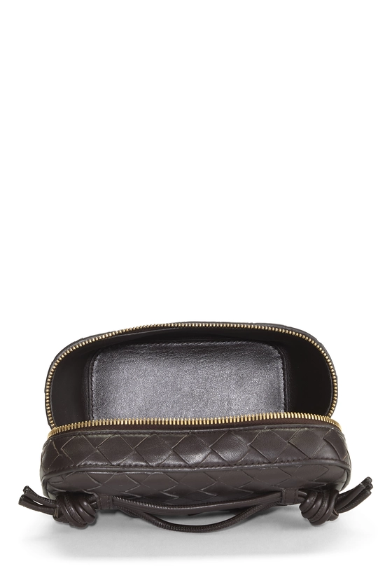 Brown Intrecciato Vanity Case Mini, , large image number 5