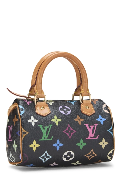 Takashi Murakami x Louis Vuitton Black Monogram Multicolore HL Speedy Mini, , large