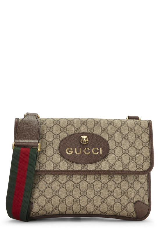 Brown GG Supreme Canvas Neo Vintage Messenger Medium, , large image number 0