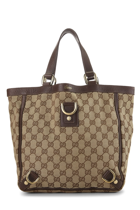 Original GG Canvas D-Ring Abbey Tote Small, , large image number 0
