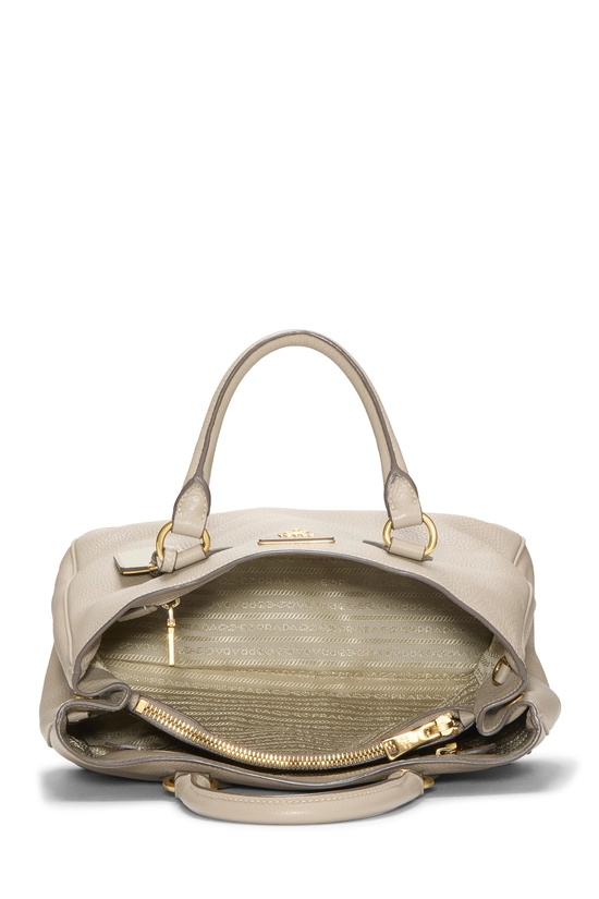 Grey Vitello Daino Convertible Tote Medium, , large image number 5