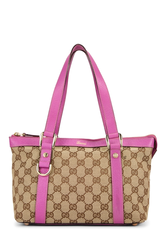 Original GG Canvas Abbey Zip Tote Small, , large image number 0