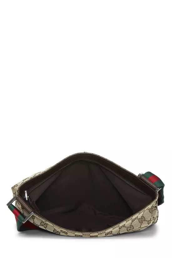 Original GG Canvas Web Double Pocket Messenger, , large image number 5