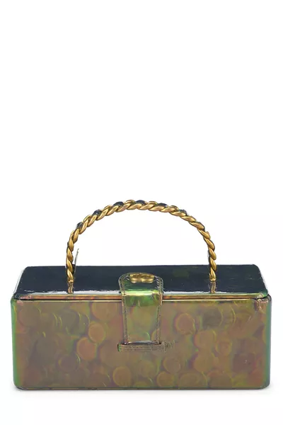 Multicolor Iridescent Vinyl Hologram Vanity