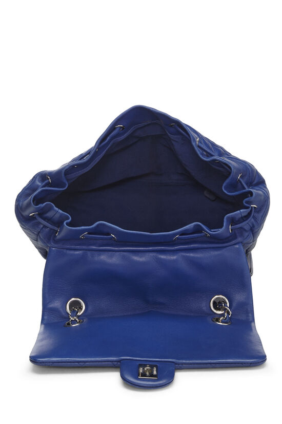 Blue Quilted Lambskin Urban Spirit Backpack Large, , large image number 5