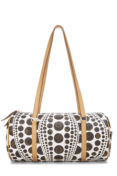Yayoi Kusama x Louis Vuitton White Monogram Dots Infinity Papillon 30