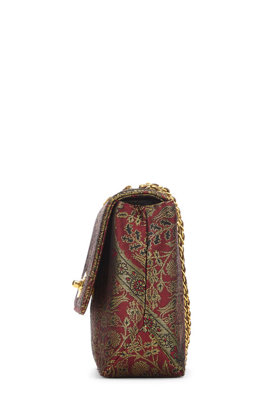Burgundy Brocade Shoulder Bag Mini, , large image number 2