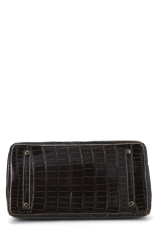 Gris Fonce Crocodile Porosus Birkin 35, , large image number 4