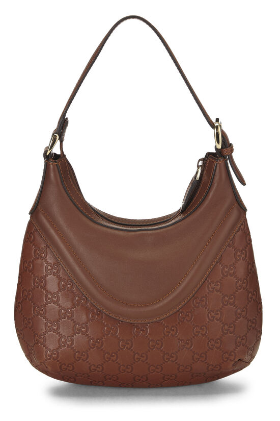 Brown Guccissima Leather Hobo , , large image number 3
