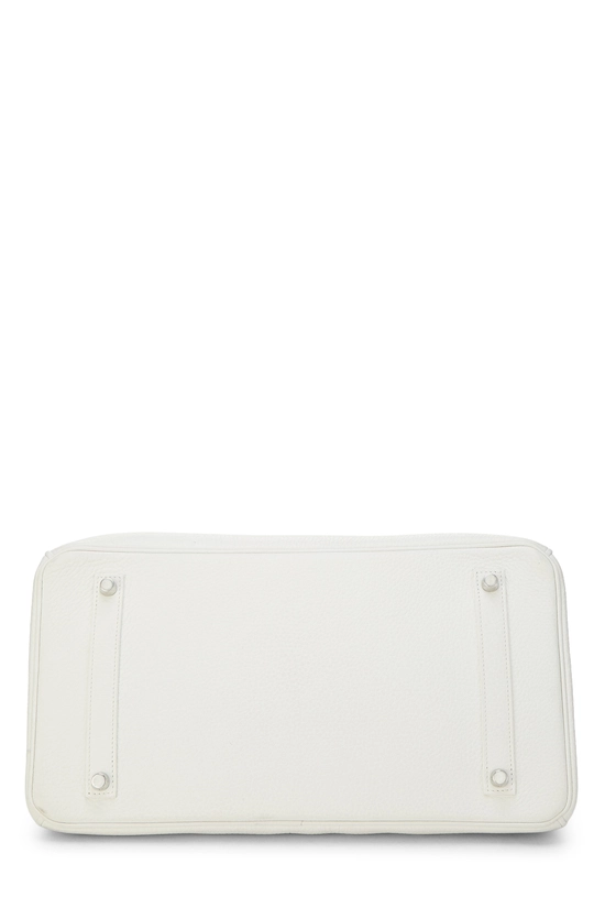 White Clemence Horseshoe Special Order (SPO) Birkin 35 , , large image number 4