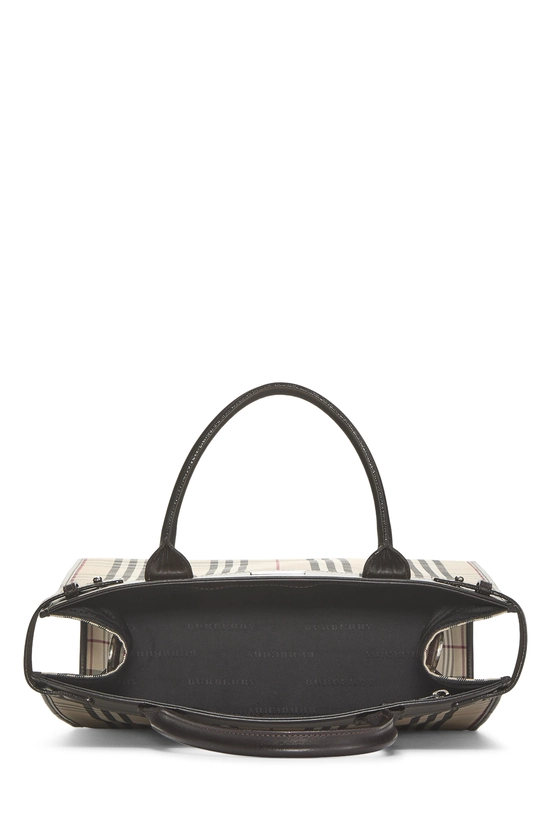 Brown Nylon Convertible Tote Medium, , large image number 5