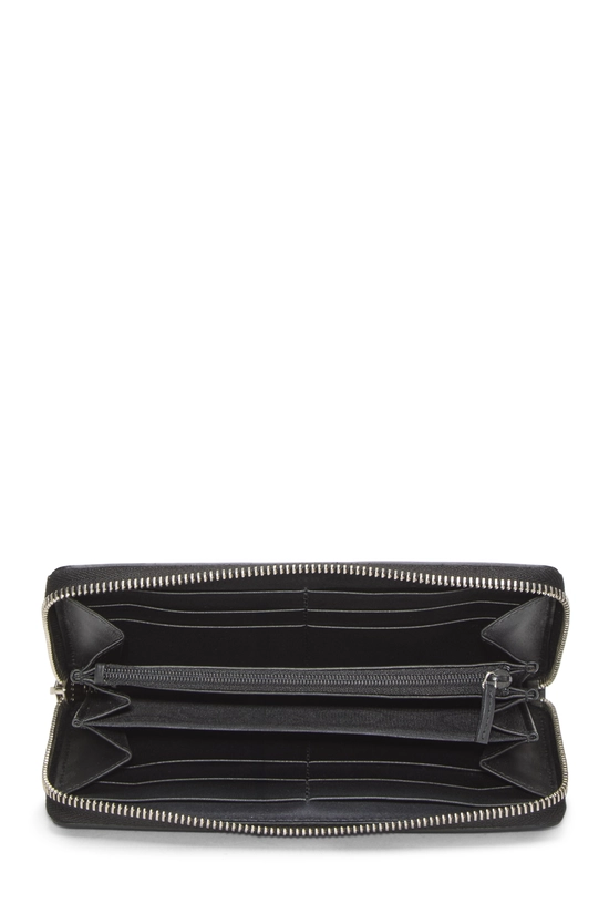 Black GG Supreme Canvas Web Zip Around Wallet, , large image number 3