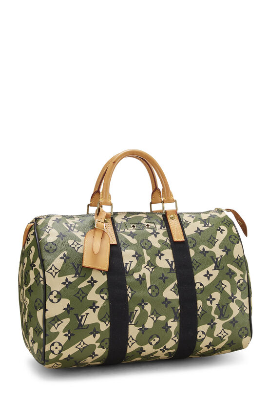 Louis Vuitton Limited Edition Monogramouflage Canvas Speedy 35 Bag -  Yoogi's Closet