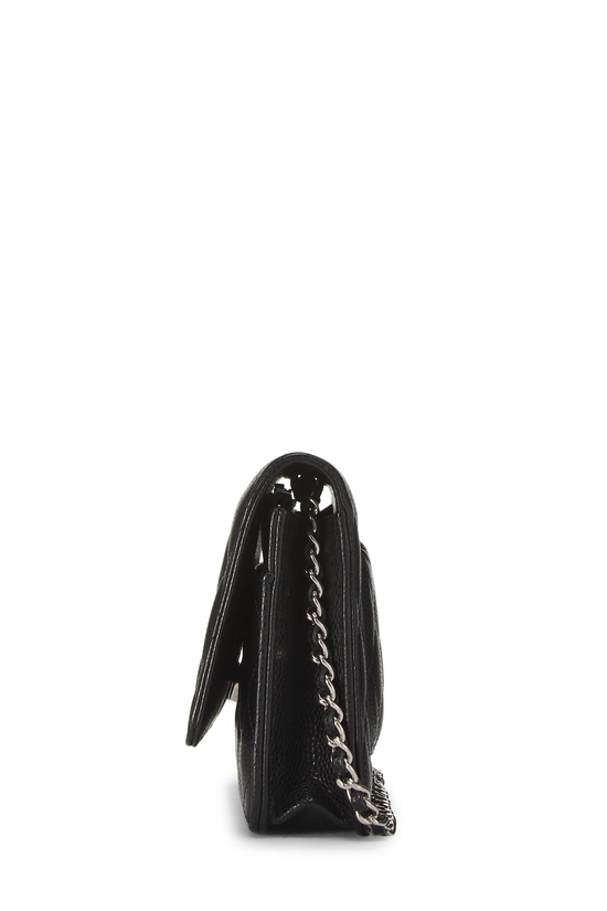 Black Caviar Classic Quilted Wallet On Chain (WOC), , large image number 2