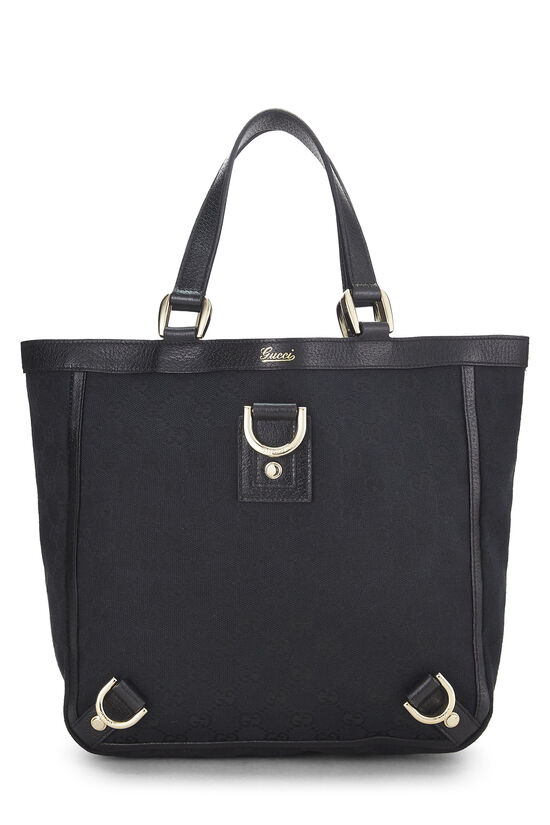 Black Original GG Canvas D-Ring Abbey Tote, , large image number 0