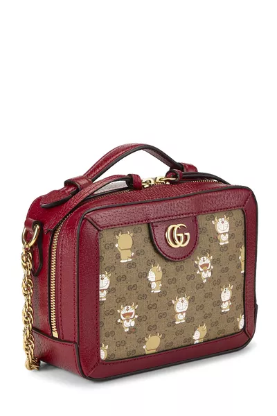 Doraemon x Gucci Red Original GG Canvas Camera Bag, , large