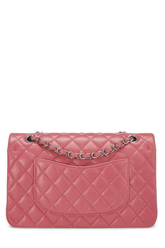 Pink Quilted Lambskin Classic Double Flap Medium, , large image number 4