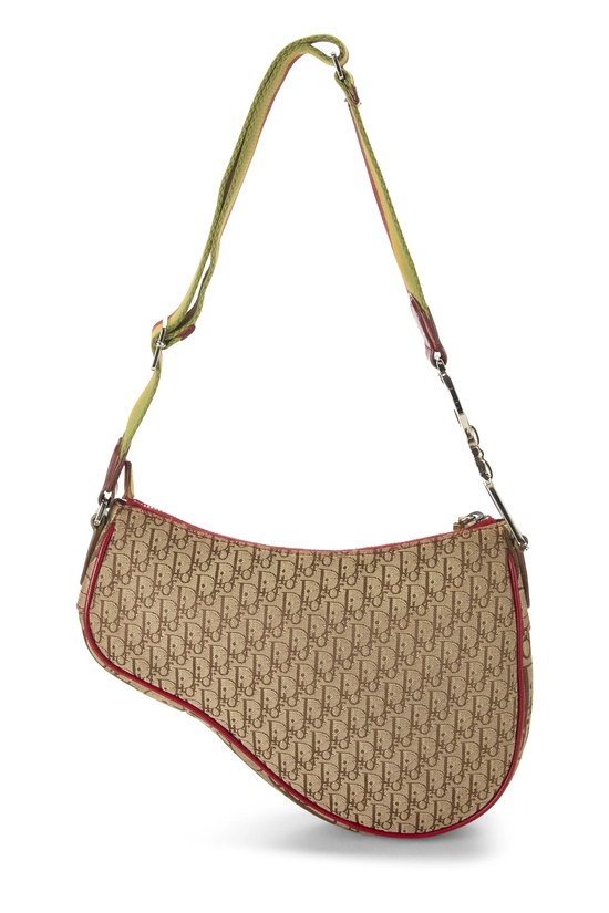 Beige Rasta Saddle Pochette, , large image number 3
