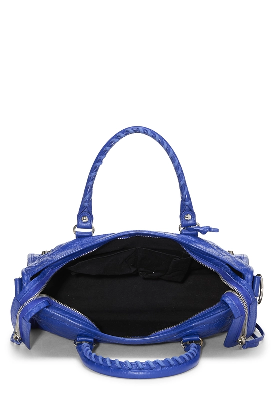 Blue Agneau Classic City Bag Small, , large image number 5