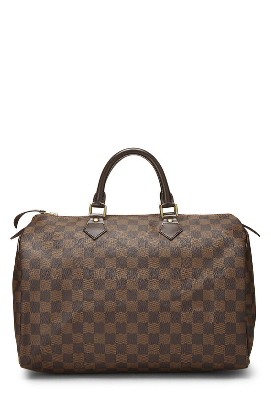 Louis Vuitton Damier Ebene Speedy 35 QJB0GC0T0B070 | WGACA