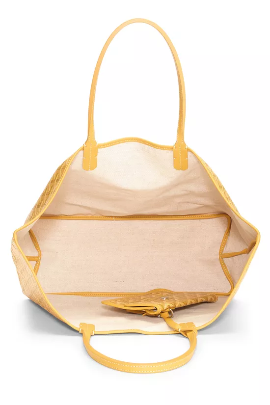 Yellow Goyardine Canvas Saint-Louis PM, , large image number 5