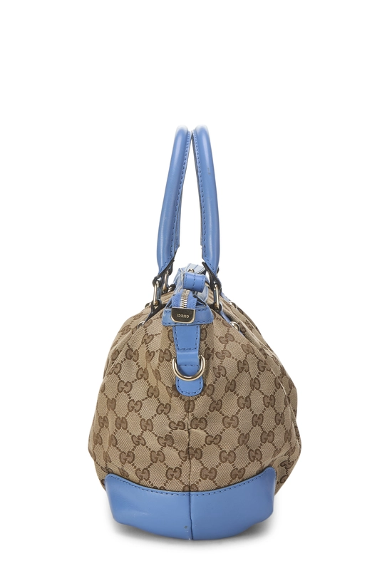 Blue Original GG Canvas Sukey Zip Hobo Large, , large image number 2