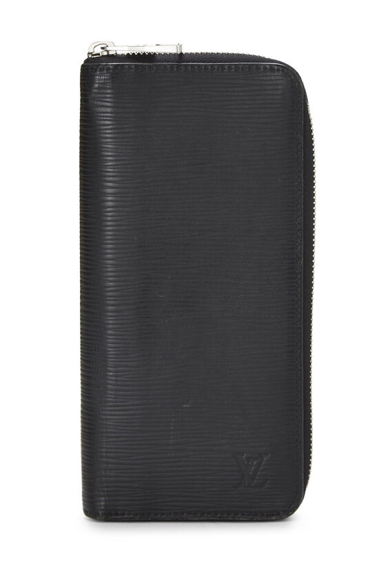 Black Epi Zippy Vertical Wallet , , large image number 0