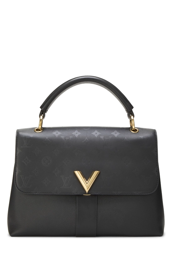 Black Calfskin Very One Top Handle Bag, , large image number 0