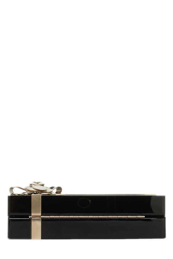 Black Acrylic Gift Box Minaudière , , large image number 4