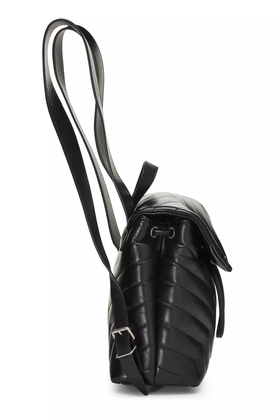 Black Calfskin Monogram Loulou Backpack Small, , large image number 2