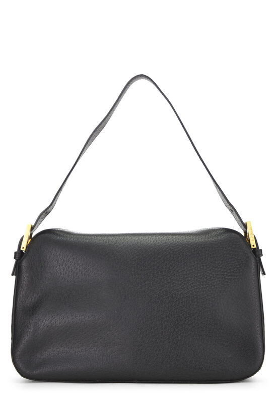 Black Leather Shoulder Bag, , large image number 3