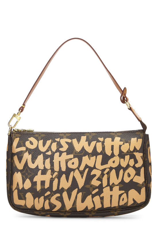 Louis Vuitton Graffiti Monogram Pochette Handbag w/Chain