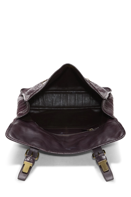 Purple Alligator Briefcase, , large image number 5