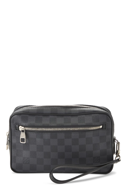 Black Damier Graphite Kasai Clutch