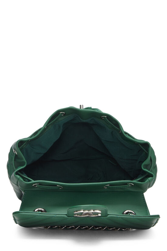 Green Chevron Lambskin Urban Spirit Backpack Small, , large image number 5