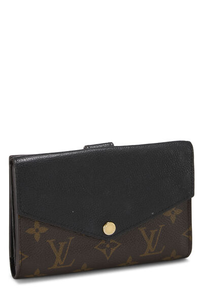 Black Monogram Canvas Pallas Compact Wallet, , large