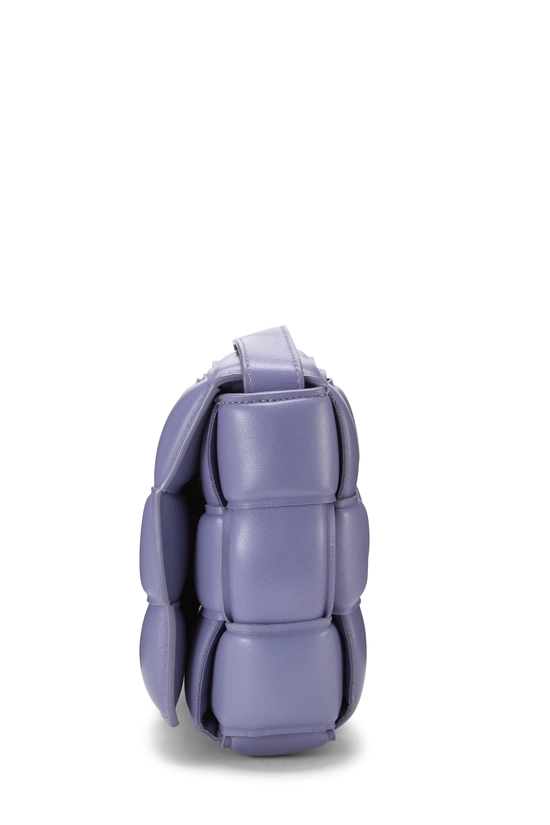 Purple Maxi Intrecciato Padded Cassette, , large image number 2