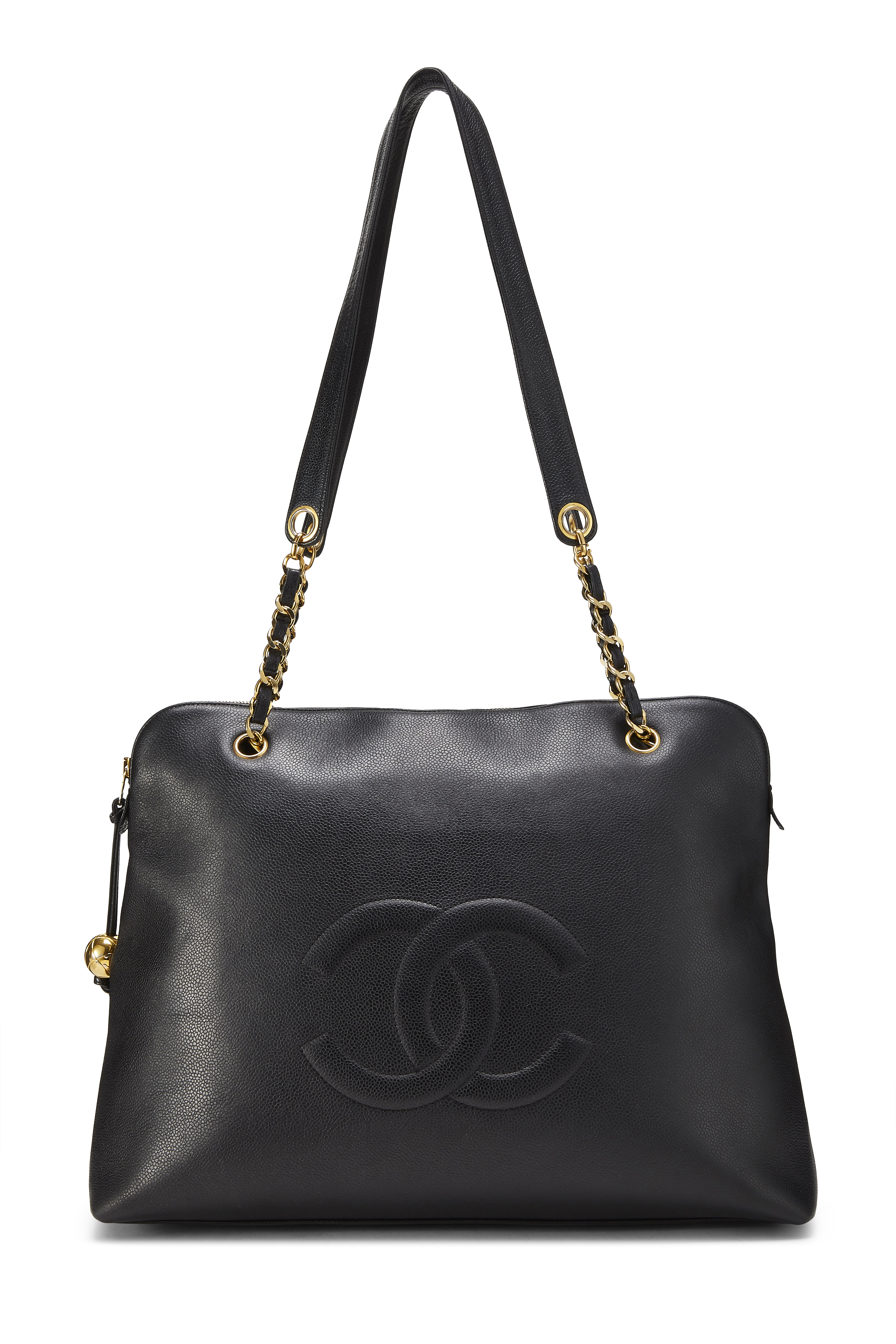 chanel black tote