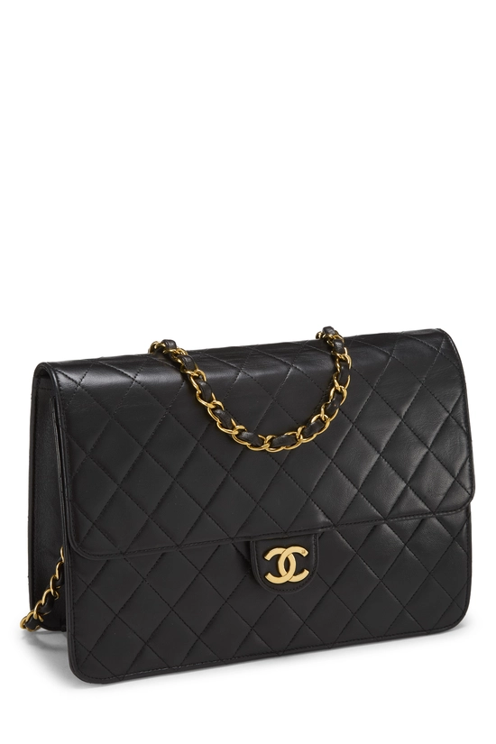 Black Quilted Lambskin Ex Flap Medium, , large image number 1