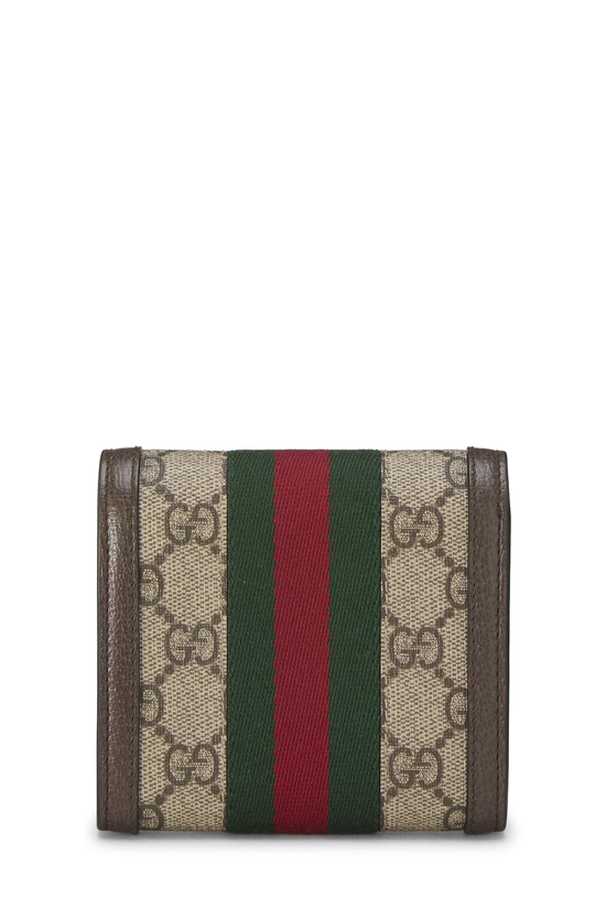 Original GG Supreme Canvas Ophidia Compact Wallet, , large image number 2