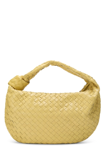 Bottega Veneta Yellow Intrecciato Leather Jodie Medium
