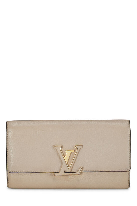 Louis Vuitton, Bags, Louis Vuitton Capucines Wallet Wild At Heart  Taurillon Leather Compact Trifold