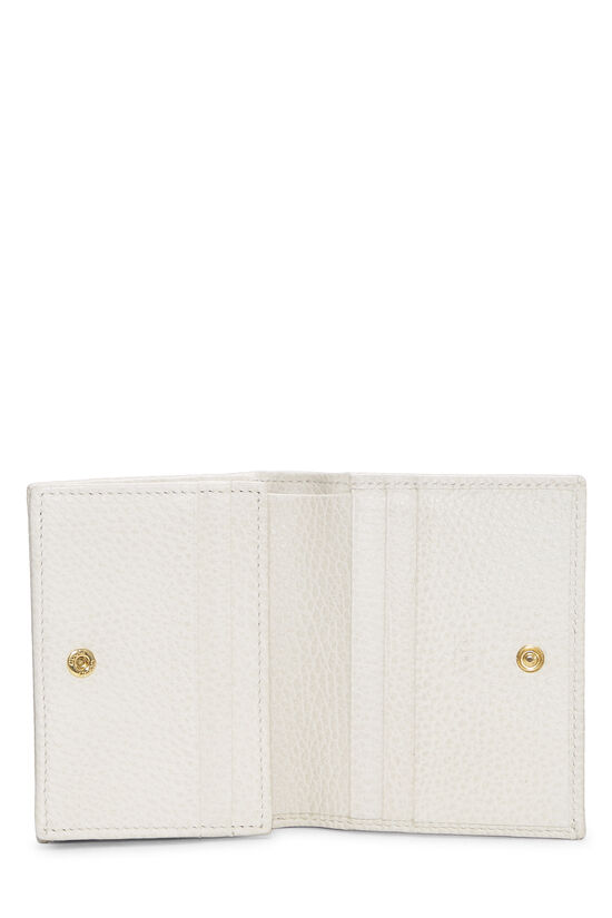 White Leather GG Card Case, , large image number 3
